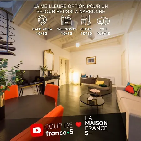 Guest house Retromirabeau - & De Charme - Localisation Premium Narbonne